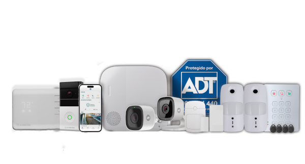 Kit ADT Smart Security: panel, cámaras, detectores y app